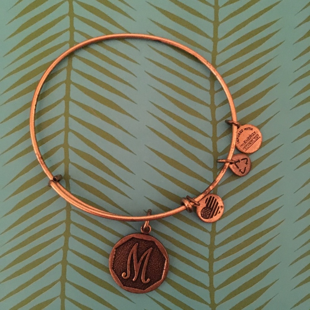 Alex and Ani “M” initial bangle